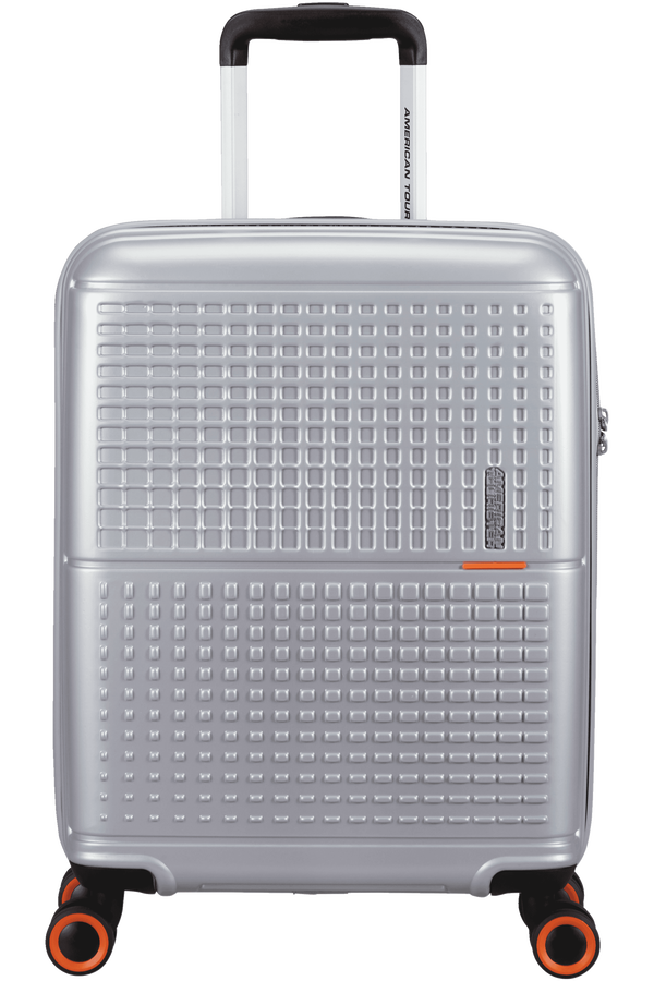 American Tourister Geopop Spinner 55/20 Tsa. 55cm  Argent métal