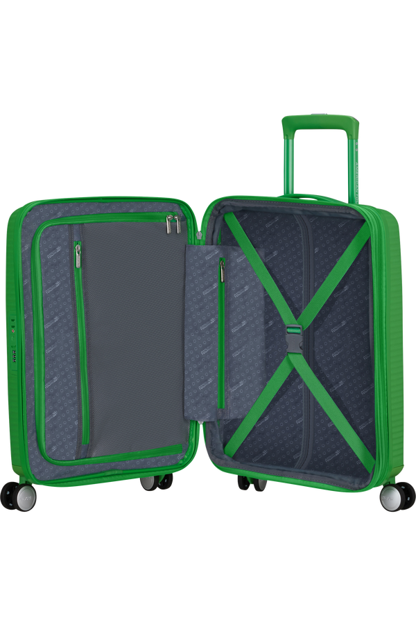 American Tourister SoundBox Spinner Expandable 55cm  Grass Green
