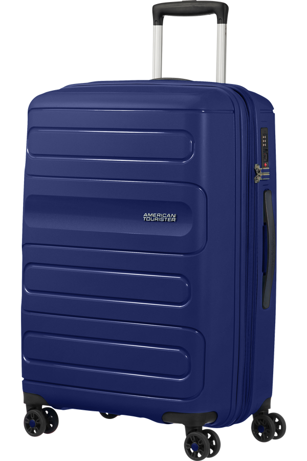 American Tourister Sunside Spinner Expandable 68cm  Bleu marine foncé