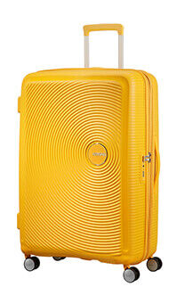 American Tourister Soundbox Spinner 77  Golden Yellow