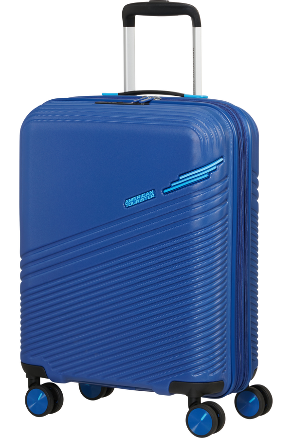 American Tourister Triple Trace Spinner TSA Expandable 55cm  Navy/Blue