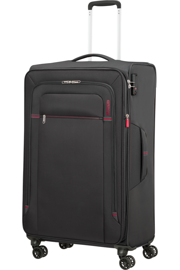 American Tourister Crosstrack Spinner Expandable 79cm  Gris/Rouge