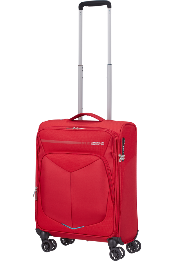 American Tourister Summerfunk Spinner Strict TSA 55cm  Rot