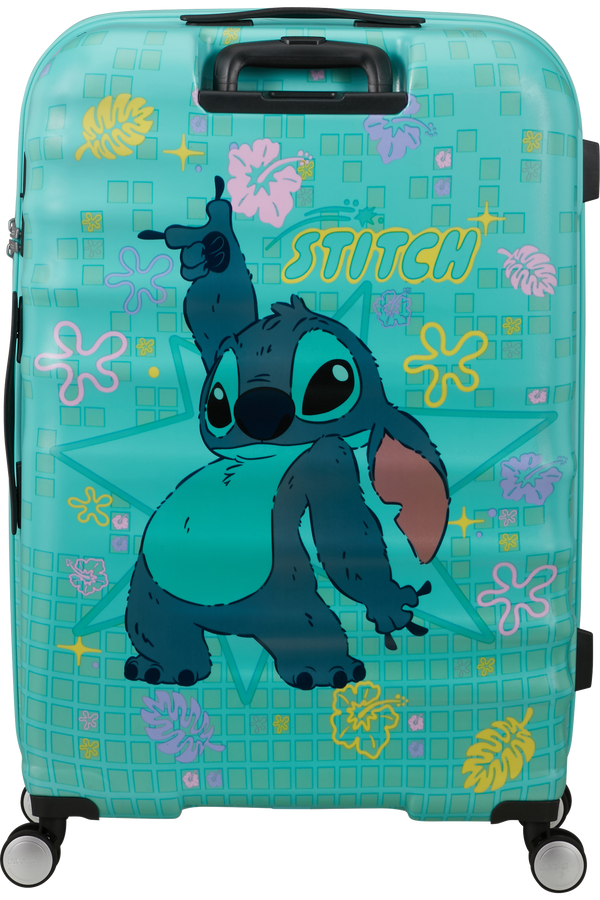 American Tourister Disney Wavebreaker Spinner TSA Disney Fl 77cm  Stitch Flower