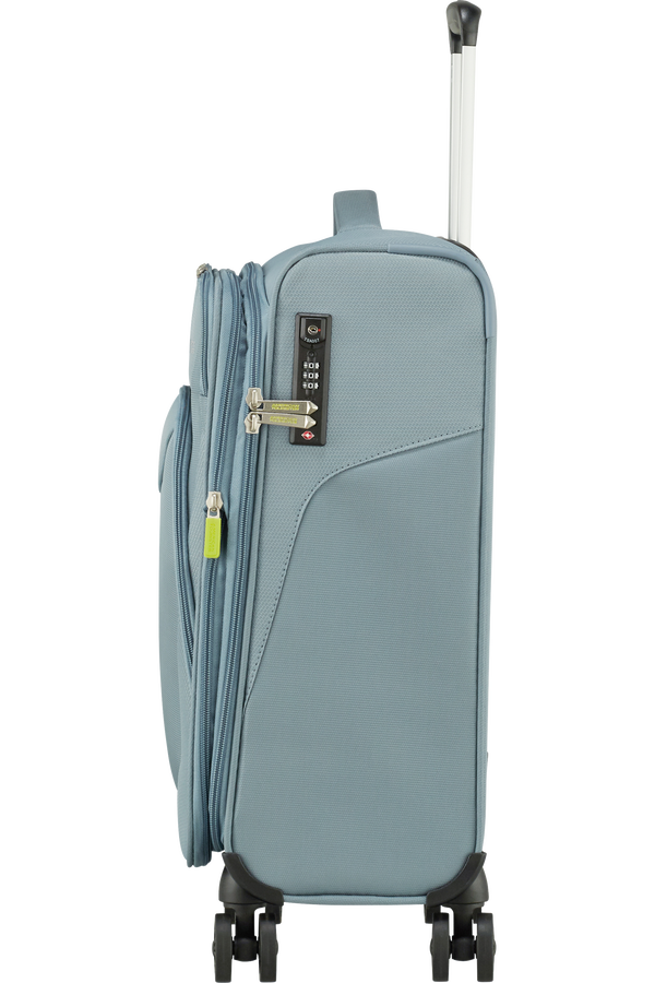 American Tourister Summerfunk Spinner Exp TSA 55cm  Gris Métallique