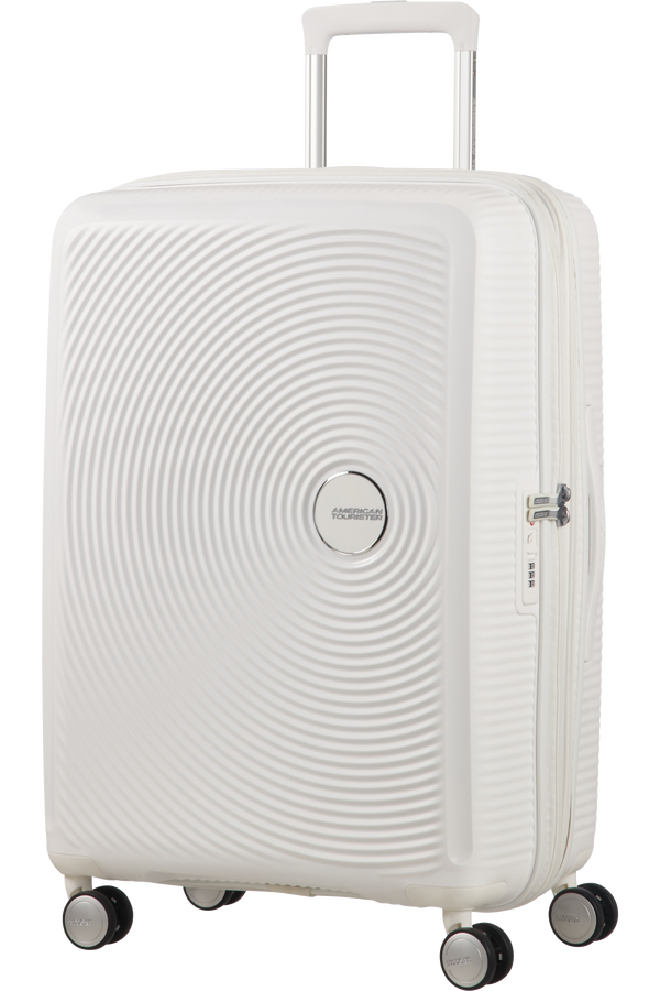 American Tourister Soundbox Spinner erweiterbar 67cm Pure White