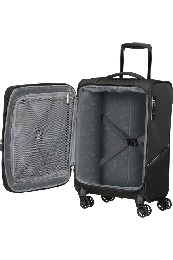 American Tourister SummerRide Spinner Expandable TSA 55cm L35  Noir