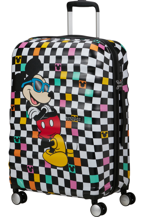 American Tourister Disney Wavebreaker Spinner TSA Disney Fl 67cm  Mickey Check