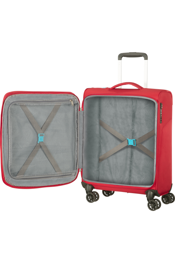 American Tourister Summerfunk Spinner Exp TSA 55cm  Rot