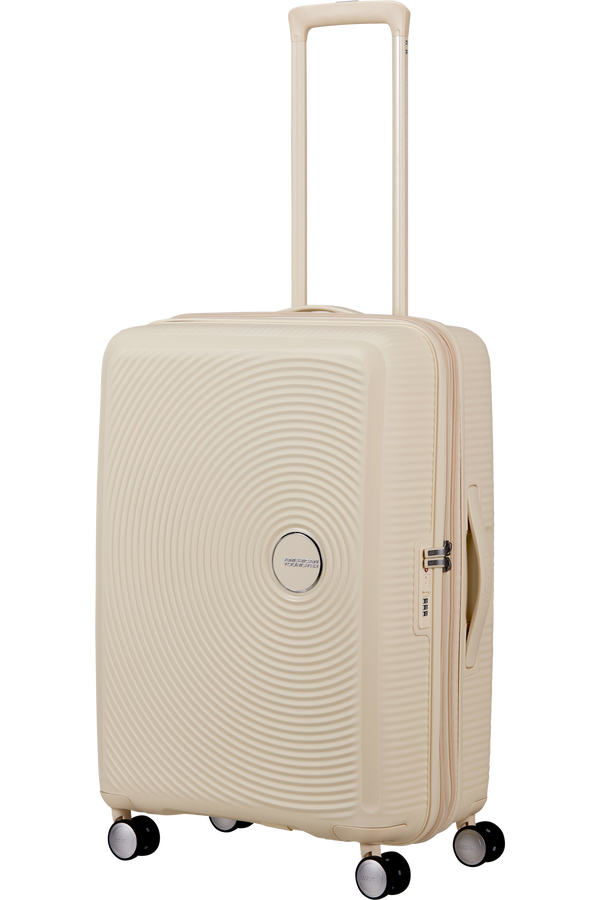 American Tourister SoundBox Spinner TSA Expandable 67cm  Coconut Sand