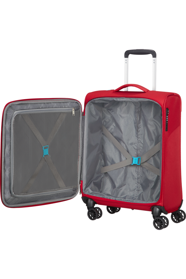 American Tourister Summerfunk Spinner Strict TSA 55cm  Rouge