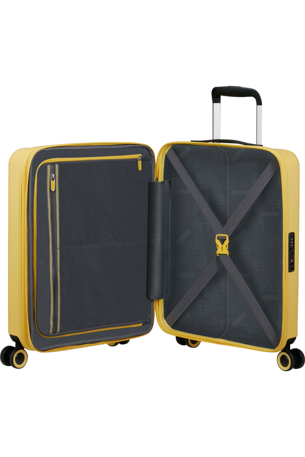 American Tourister Dynabelt Spinner EXP TSA 55cm  Jaune soleil