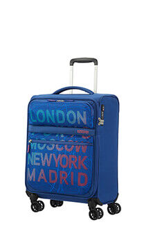 American Tourister Matchup Spinner Print TSA 55cm  City Map Blue