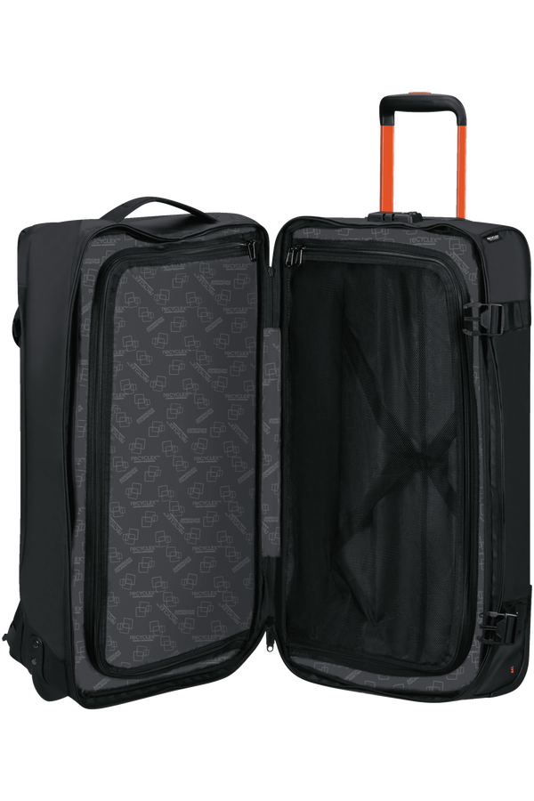 American Tourister Urban Track Duffle with Wheels Lmtd M  Noir/Orange