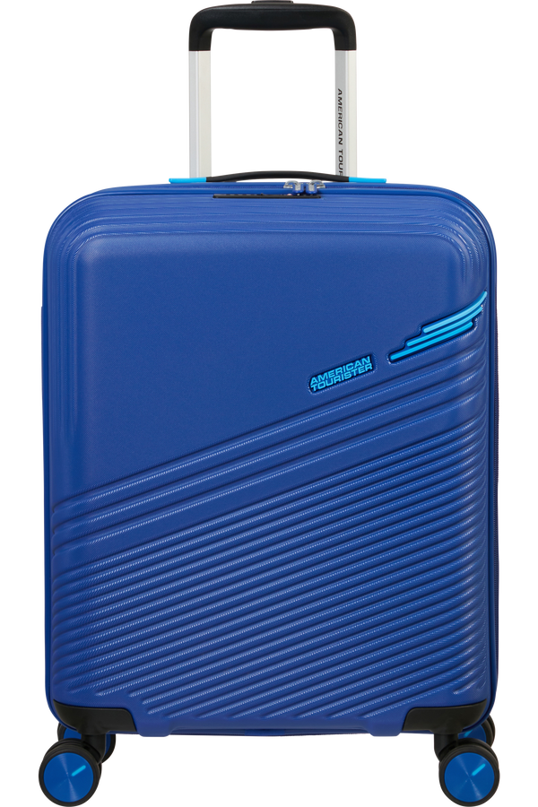 American Tourister Triple Trace Spinner TSA Expandable 55cm  Bleu marine/Bleu