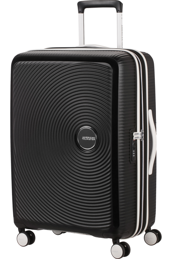 American Tourister Soundbox Spinner TSA Expandable 67cm  Black/White