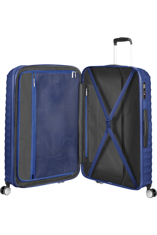 American Tourister Jetglam Spinner 77cm  Metallic Blue