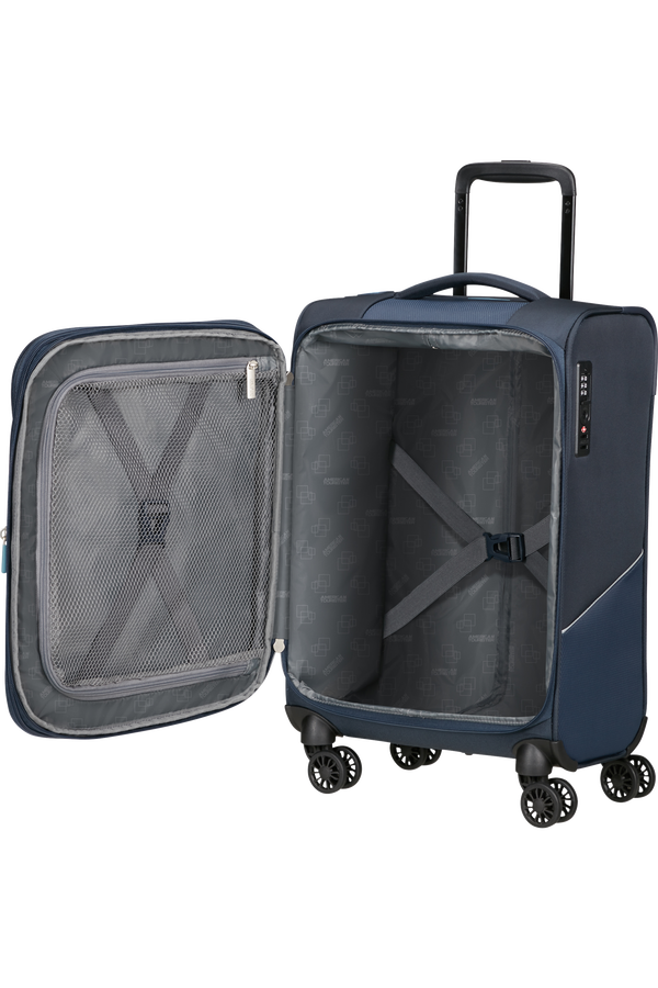 American Tourister SummerRide Spinner Expandable TSA 55cm L35  Marine