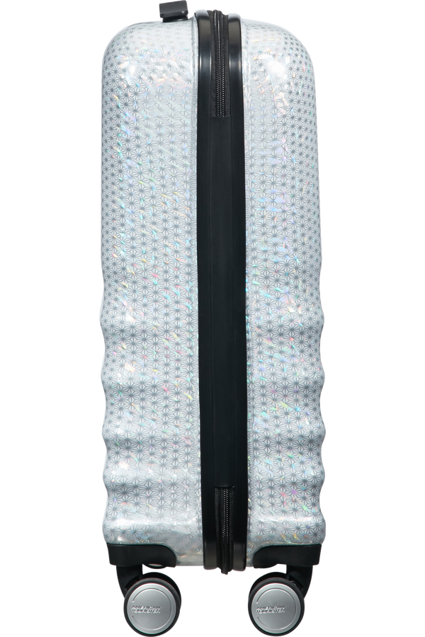 American Tourister Wavebreaker Spinner 55cm  Starlight Silver