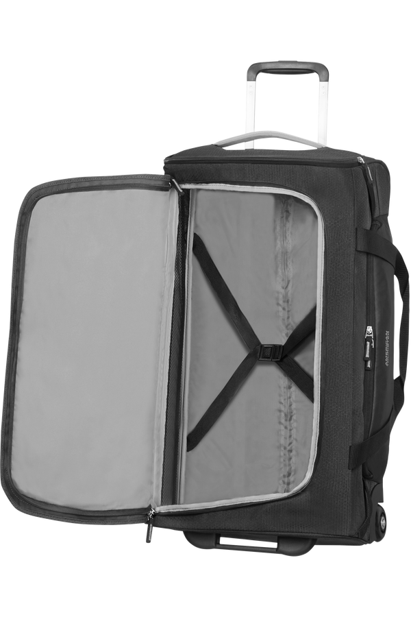 American Tourister Road Quest Duffle with Wheels L  Black/Grey