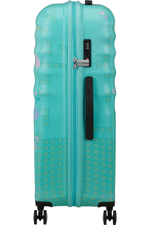 American Tourister Disney Wavebreaker Spinner TSA Disney Fl 77cm  Stitch Flower