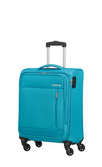 American Tourister Heat Wave Spinner 55cm  Sporty Blue