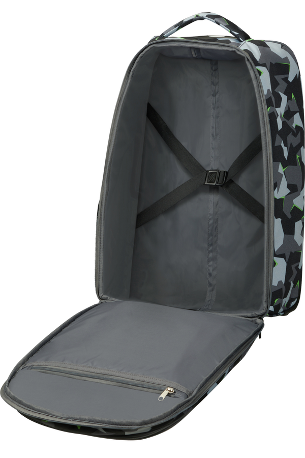 American Tourister Fast Route Laptop Backpack with Wheels Core 15.6'  Camo/Acid Green