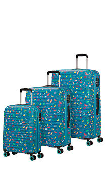 American Tourister Wavetwister 3 pc Set A Print  Summer Relax