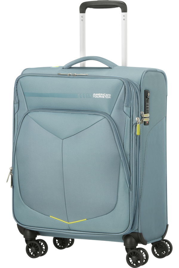 American Tourister Summerfunk Spinner Exp TSA 55cm  Gris Métallique