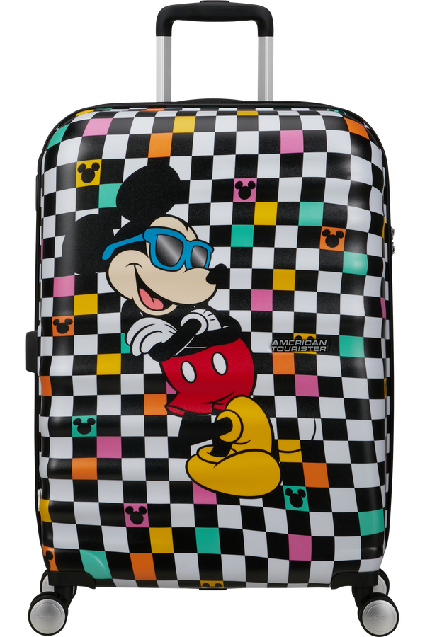 American Tourister Disney Wavebreaker Spinner TSA Disney Fl 67cm  Mickey Check