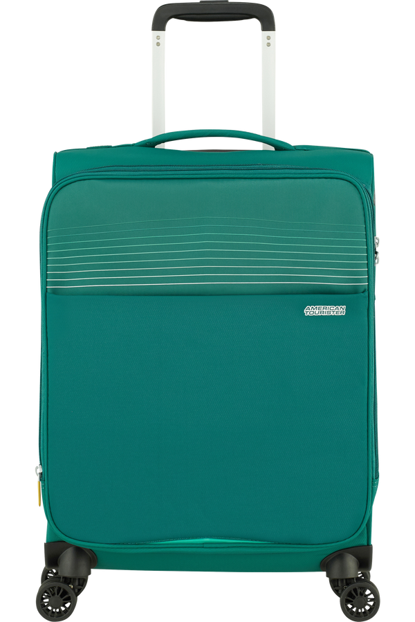 American Tourister Lite Ray Spinner TSA Expandable 55cm  Forest Green