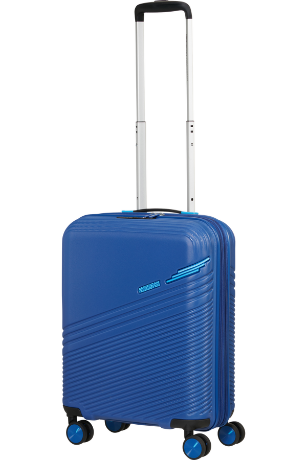 American Tourister Triple Trace Spinner TSA Expandable 55cm  Navy/Blue