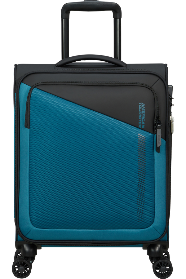 American Tourister Daring Dash Spinner Expandable TSA S  Noir/Bleu