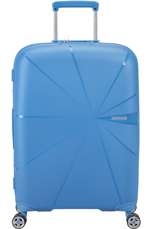 American Tourister Starvibe Spinner Expandable TSA 67cm Tranquil Blue