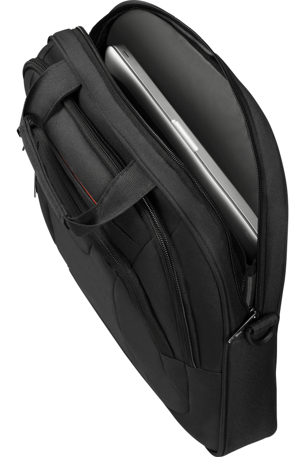 American Tourister At Work Laptop Bag  13.3-14.1inch Black/Orange