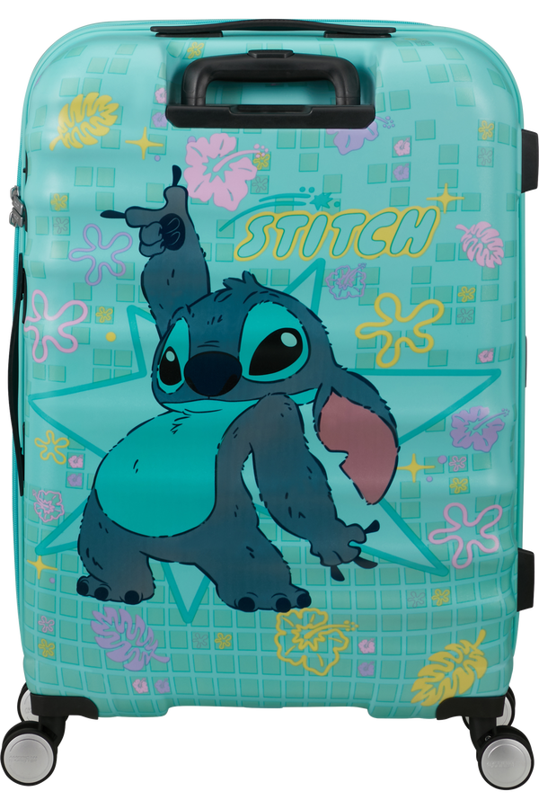 American Tourister Disney Wavebreaker Spinner TSA Disney Fl 67cm  Stitch Flower