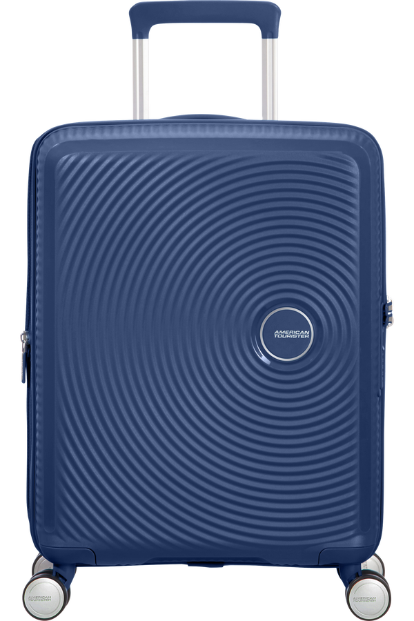 American Tourister Soundbox Spinner extensible 55cm Bleu marine fonc&eacute;