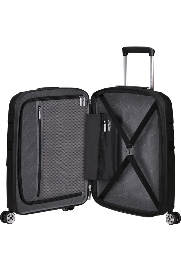 American Tourister Starvibe Spinner Expandable TSA 55cm Schwarz
