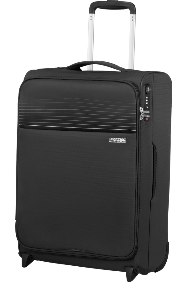 American Tourister Lite Ray Upright TSA 55cm  Jet Black