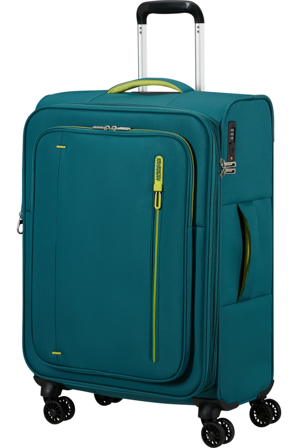 American Tourister Cloudrider Spinner EXP TSA M  Misty Teal